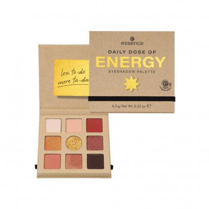 essence DAILY DOSE OF ENERGY EYESHADOW PALETTE - เอสเซนส์เดลี่โดสอ็อฟเอ็นเนอร์จี้อายแชโดว์พาเลตต์