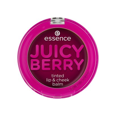 essence JUICY BERRY tinted lip & cheek balm - เอสเซนส์ จูซซี่ เบอร์รี่ ทินเท็ด ลิป แอนด์ ชีค บาล์ม