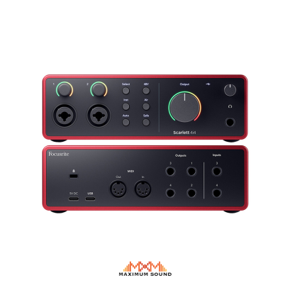 Focusrite Scarlett 4i4 4th Gen - ออดิโอ อินเตอร์เฟส (Audio Interface)