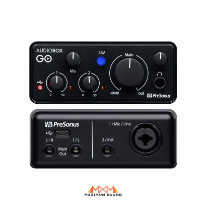 PreSonus AudioBox GO - ออดิโอ อินเตอร์เฟส (Audio Interface)