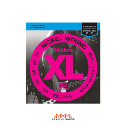 D’Addario EXL170-5 - สายกีตาร์เบส(Bass Guitar Strings)