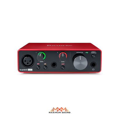 Focusrite Scarlett Solo 4th Gen - ออดิโอ อินเตอร์เฟส (Audio Interface)