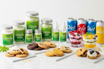 ความนิยมของหญ้าหวานในอุตสาหกรรมขนมหวานและเครื่องดื่ม