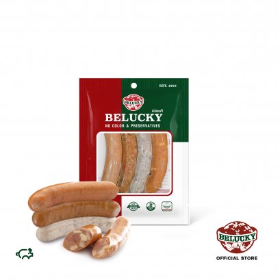 Belucky บีลัคกี้ Top Four Sausage ท็อป โฟร์ ซอสเซจ (140g)