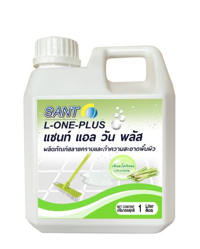 แซนท์ แอล วัน พลัส ผลิตภัณฑ์สลายคราบและทำความสะอาดพื้นผิว ขนาดบรรจุ 1 ลิตร (จำหน่ายเฉพาะหน่วยงานภาครัฐ)