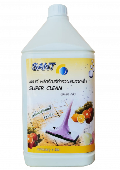 แซนท์ ผลิตภัณฑ์ทำความสะอาดพื้น กลิ่นฟรุ๊ตตี้ ขนาดบรรจุ   4  ลิตร