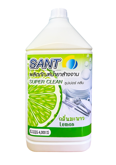 แซนท์ ผลิตภัณฑ์ล้างจาน กลิ่นมะนาว ขนาดบรรจุ   4  ลิตร