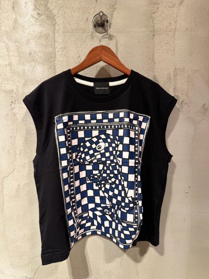 Ruay Checkered Framed in Dark Blue