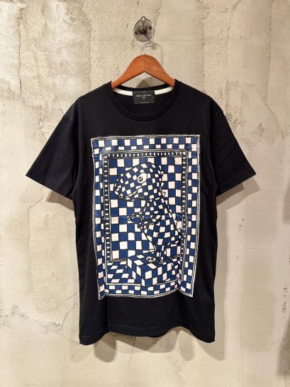Ruay Checkered Framed in Dark Blue