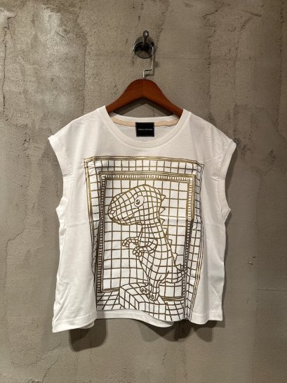 Ruay Checkered Framed White Gold