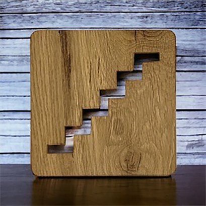 ป้ายไม้วินเทจ ฉลุด้วยเลเซอร์ลวดลายกราฟิค Zigzag งานไม้สนนิวซีแลนด์ ย้อมสี วินเทจ vintage sign ป้ายไม้ ไม้แท้ wooden sign ฝีมือคนไทย จากเชียงใหม่ เป็นไม้ ติดตั้งบนผนัง ห้องนอน ขึ้นบ้านใหม่ ทันสมัย