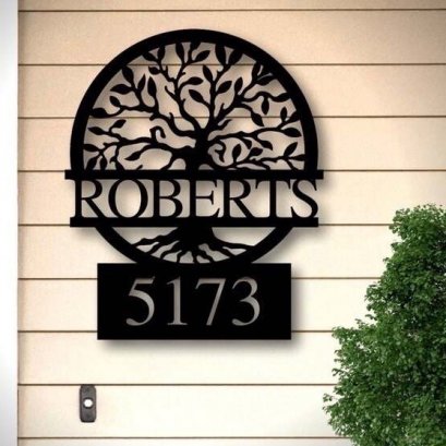 ป้ายบ้านเลขที่-แบบที่ 13 เลขที่บ้าน/ข้อความแจ้งในแชท (มีไซส์จัมโบ้ 1.2เมตร) อะคริลิค พลาสวูด มินิมอล โมเดริน ตกแต่งผนัง