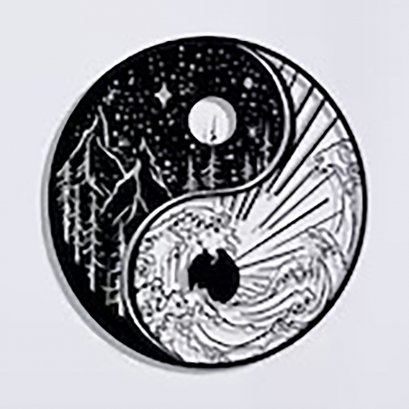 ภาพหยินหยาง แบบที่ 4 I Yin Yang I หยินหยาง I ภาพหยินหยาง ภาพติดผนังหยินหยาง ภาพมงคล รูปมงคล อะคริลิค หยินหยาง ภาพของขวัญของฝา