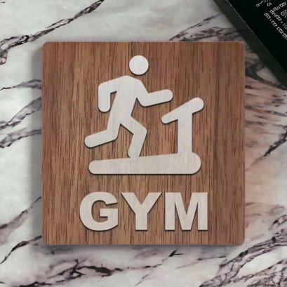 ป้ายออกกำลังกาย GYM
