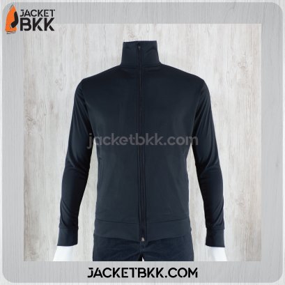 JKK-02 เสื้อแจ็คเก็ต ผ้าขูดขน สีดำ