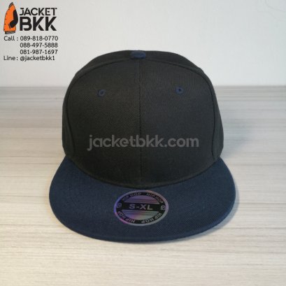 หมวกฮิปฮอป สีดำกรมท่า