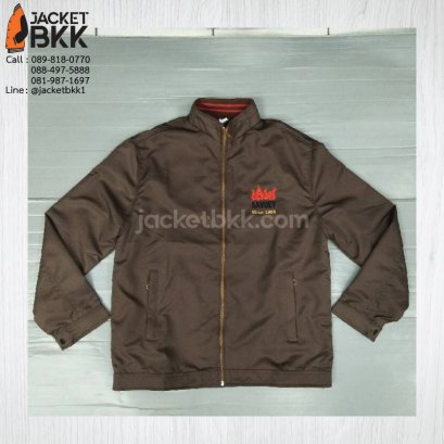 เสื้อแจ็คเก็ตคอจีนนำเข้าสีน้ำตาลเข้ม - ขอขอบคุณลูกค้า​ #savoey