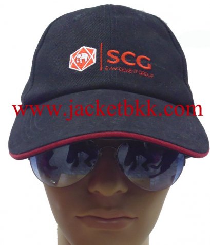 หมวกแก๊ปสำเร็จรูป-ปัก SCG