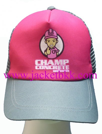 หมวกแก๊ปสั่งตัด-สกรีนแชมป์คอนกรีต