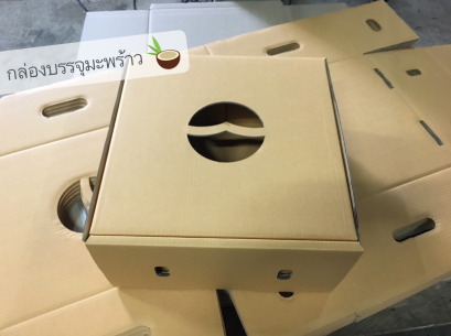 กล่องผลไม้ กล่องใส่มะพร้าว