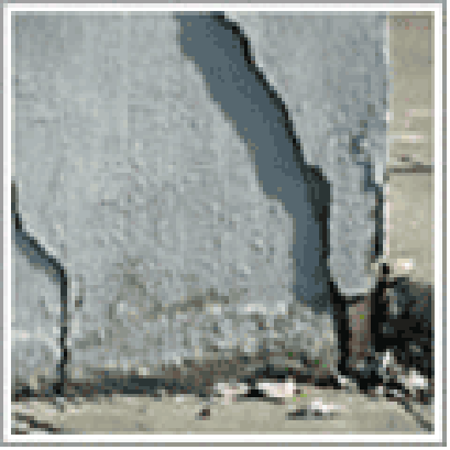 ปัญหาของผนักแตกร้าว