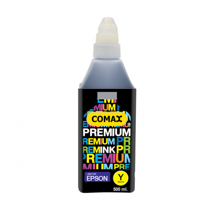 หมึกเติมสำหรับ EPSON สีเหลือง 500 ml. โคแมกซ์