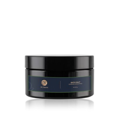 Bath Salt, Rosemary-Eucalyptus, 220g.