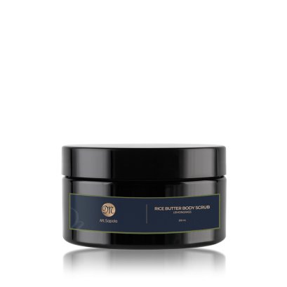 Rice Butter Body Scrub, Lemongrass, 200ml.