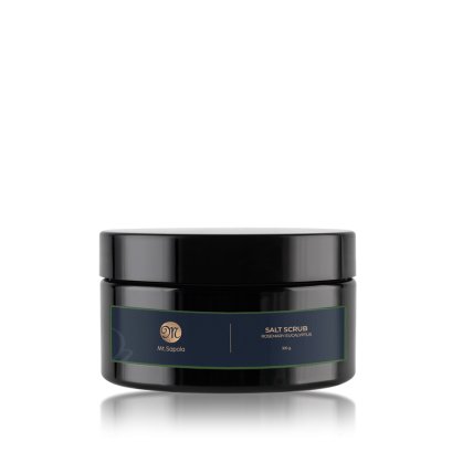 Salt Scrub, Rosemary-Eucalyptus, 300g.