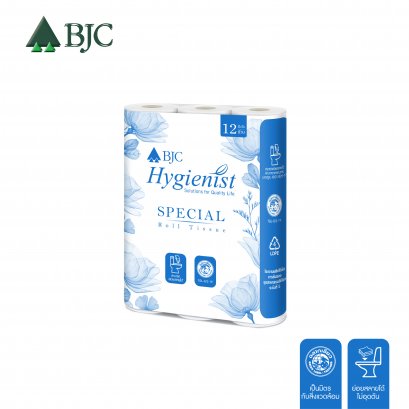 กระดาษชำระม้วนเล็ก บีเจซีฯ สเปเชียล 12 ม้วน