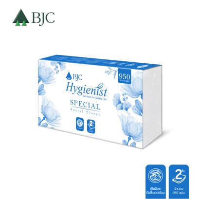 กระดาษเช็ดหน้า บีเจซีฯ สเปเชียล 950 แผ่นยาว
