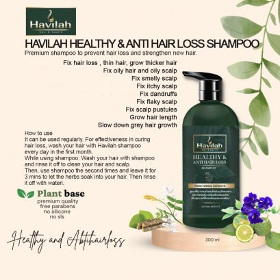HAVILAH HEALTHY &amp; ANTI HAIR LOSS SHAMPOO