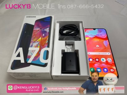 A70 RAM 8 / 128GB ศูนย์ไทย TH สภาพสวย 95% ใช้งานปกติ ถูกๆเพียง 7,900฿ เท่านั้นจ้า !!