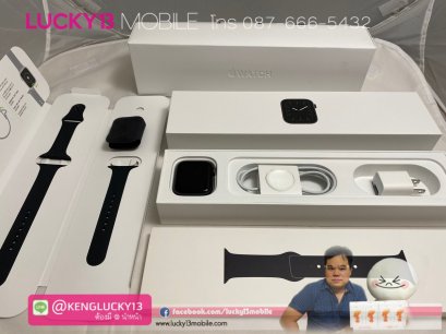 APPLEWATCH SEIRES 5 44MM GPS SPORT BLACK เครื่องศูนย์ไทย TH อายุ 2-3 วัน