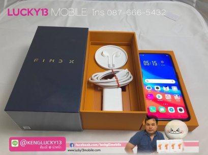 OPPO FIND X BLUE 8/256GB TH พร้อมใบเสร็จ เพียง 17,900฿ เท่านั้น จากมือ 1 29,900฿ ครับ !!