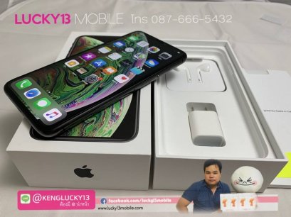 iPhone XSMAX 64GB SPACEGRAY อายุแค่อาทิตย์เดียว โค่ดจะใหม่ เพียง 37,900฿ เท่านั้น !!
