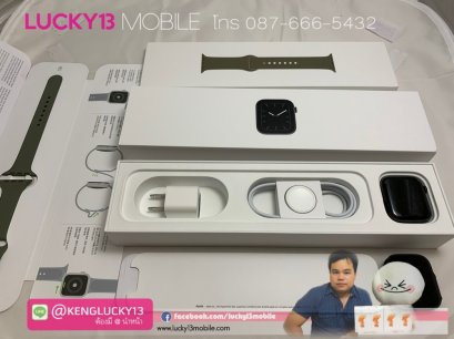Apple WATCH 5 44MM BLACK STANDLESS สภาพนางฟ้า ยกกล่อง เพียง 16,900฿ (จากมือ 1 23,900฿)