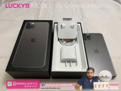 iPhone 11PROMAX 64GB SPACEGRAY ศูนย์ไทย TH อปก ครบยกกล่อง อายุ 2 อาทิตย์ เพียง 33,900 เท่านั้นจ้า !!