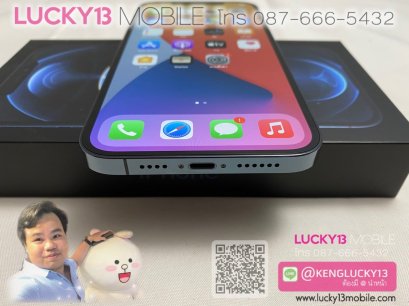 iPhone 12PROMAX 256GB PLASIFIC BLUE ศูนย์ไทย มือสอง
