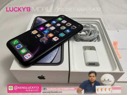 iPhone XR 64GB BLACK สภาพงามมาก 95 ครบยกกล่อง เพียง 24,900฿ เท่านั้น !!