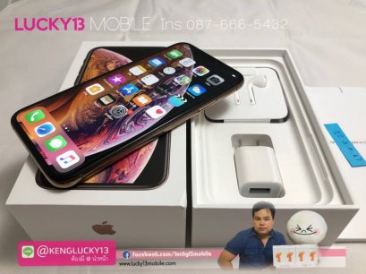  iPhone XS 64GB GOLD TH อายุเดือนกว่า สภาพงามสุด