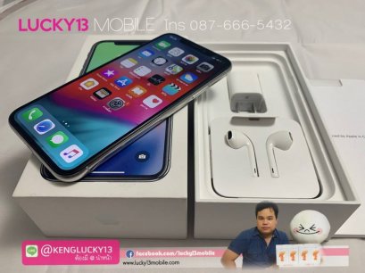 IPHONE X 256GB SILVER เครื่องศูนย์ไทย TH แท้ครบยกกล่อง สภาพดี เพียง 24,900฿ 