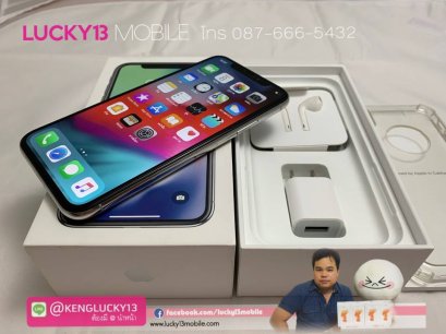 iPhone X 64GB SILVER TH สภาพสวย 95 ใช้งานปกติ