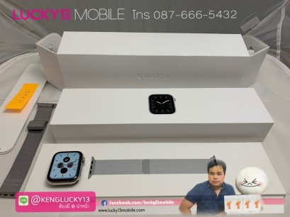 ใหม่ล่าสุด !! WATCH 5 44MM CELLULAR สแตนเลส สาย Milinease Loop สภาพนางฟ้า