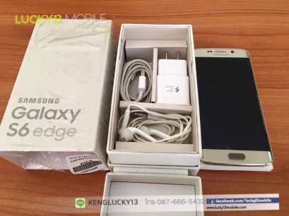 รับซื้อ S6 EDGE GOLD สีทอง เครื่องศูนย์ไทย