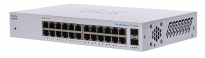 CBS110 Unmanaged 24-port GE, 2x1G SFP Shared