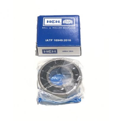 #6004 6004 ตลับลูกปืน ลูกปืน 2RS ฝายาง ยี่ห้อ HCH
