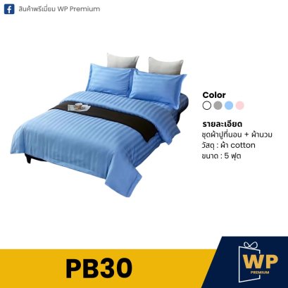 ชุดผ้าปูที่นอน PB30