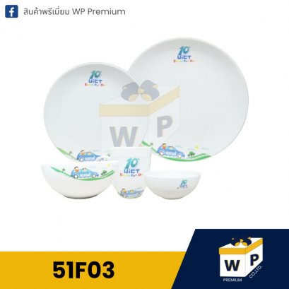 ชุดจาน Melamine 51F03