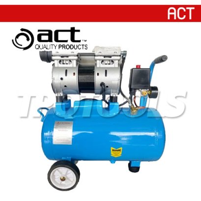 AA-24L ปั๊มลมออยฟรี เก็บเสียงไร้น้ำมัน ขนาด 24 ลิตร 550W/1400RPM/60DB NOISE ACT